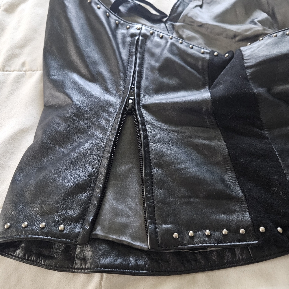 Harley-Davidson Black Studded Halter Top - Picture 4 of 7